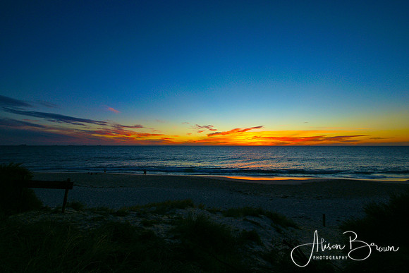 Sunset in Cottesloe, Western Australia