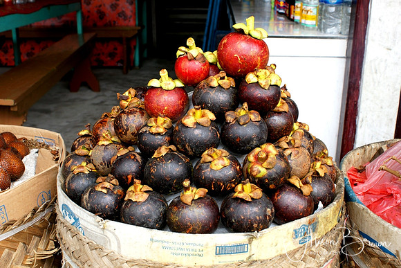 Heap of Mangosteens
