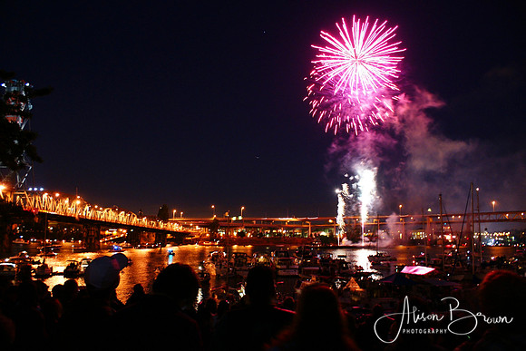 Fireworks in Portland